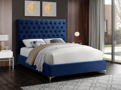 Blue Velvet Bed IF 5641