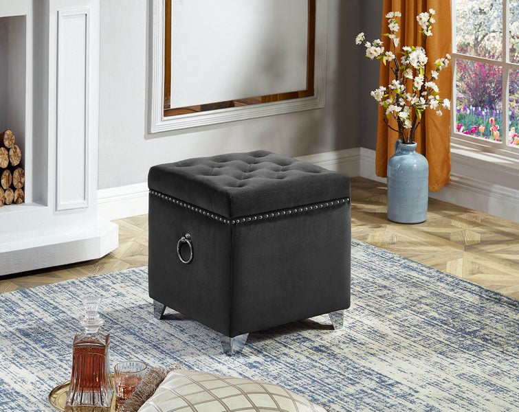 grey ottoman 6295