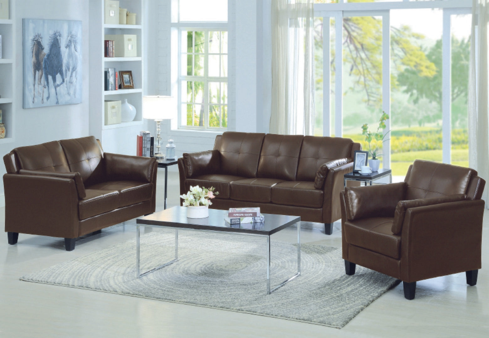 3 pc sofa set 8001