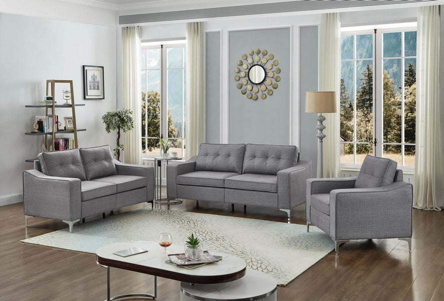 sofa loveseat and chair 8004