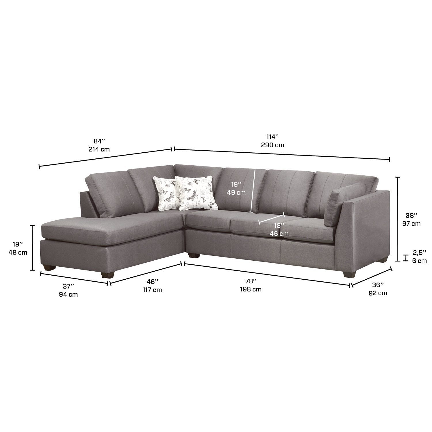 Stanley l online shaped sofa