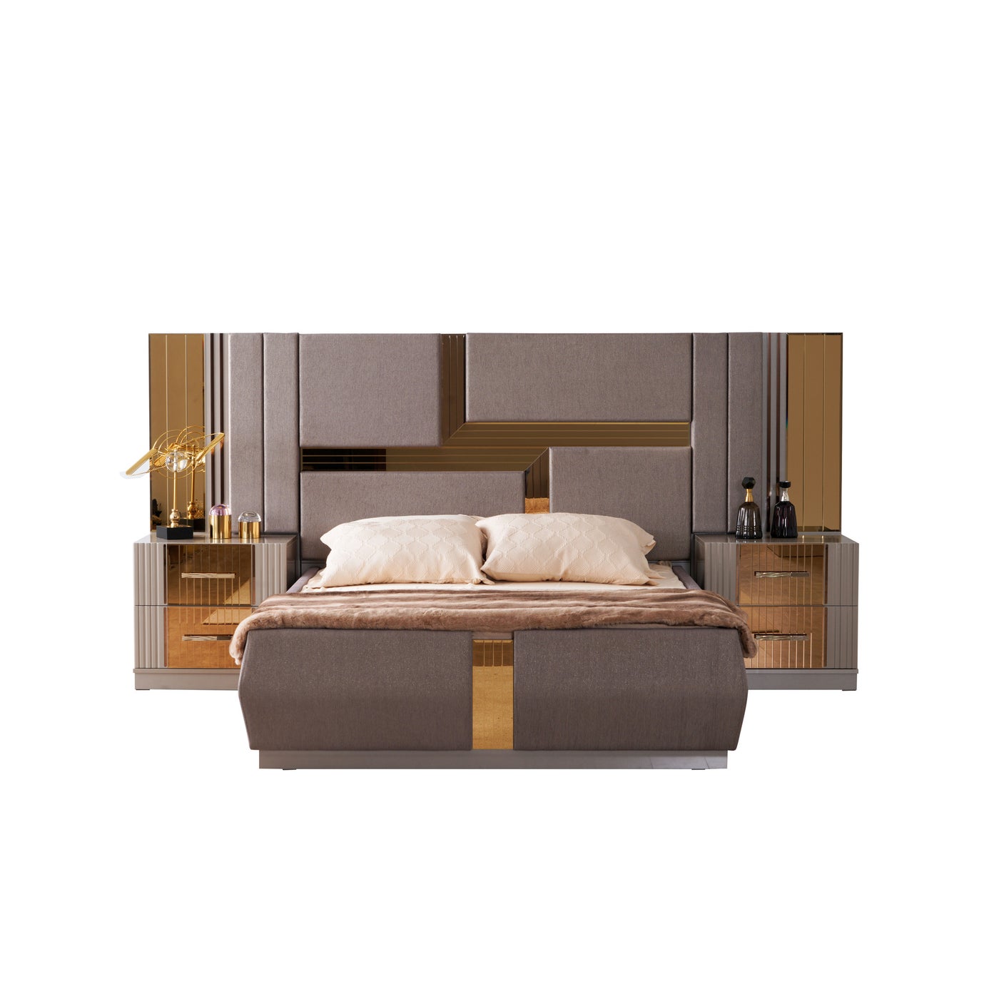 Lorenzo Bed with 2 Night Stands 1341