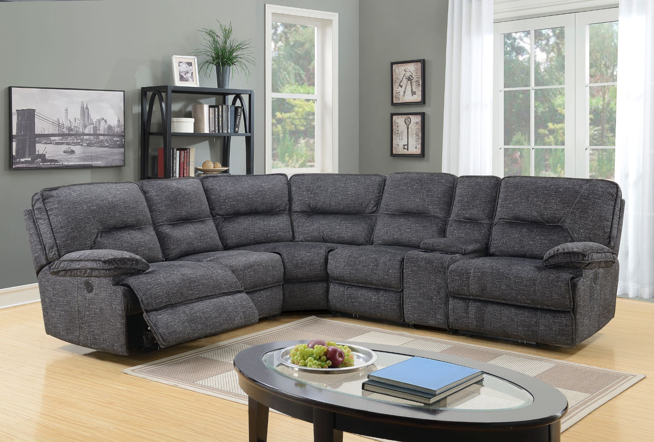 Maryland Power Recliner Sectional 6500