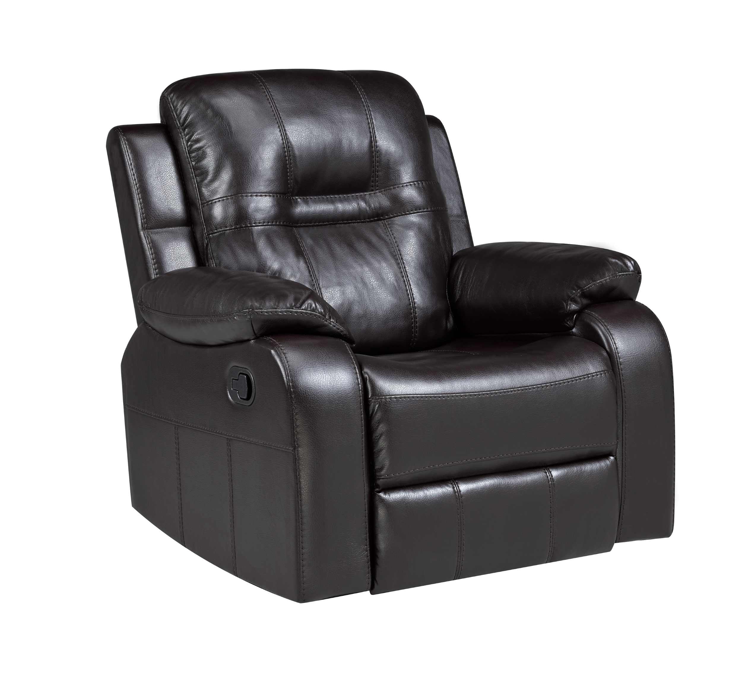 Napolean Air Leather Chocolate Recliner Collection 6015