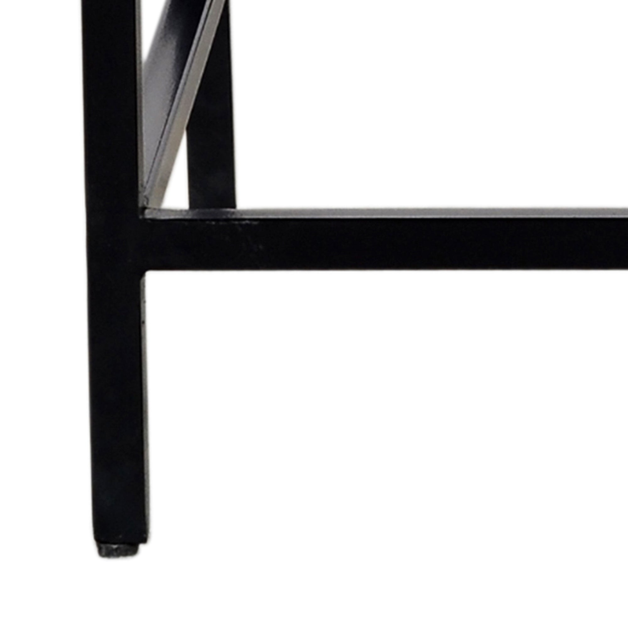 Ojas Accent Table in Natural Burnt and Black 501-513NT