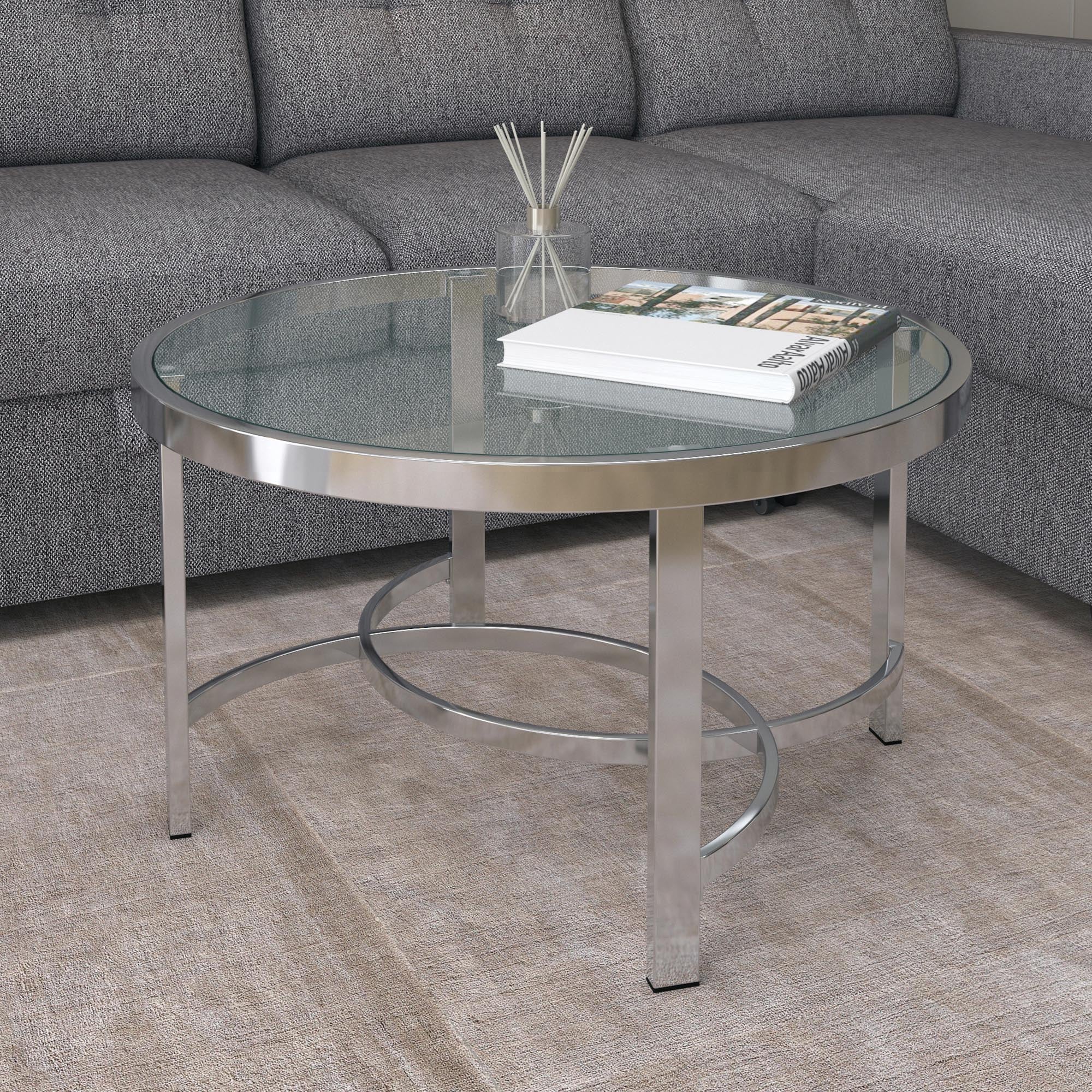 Strata Coffee Table in Chrome 301-746