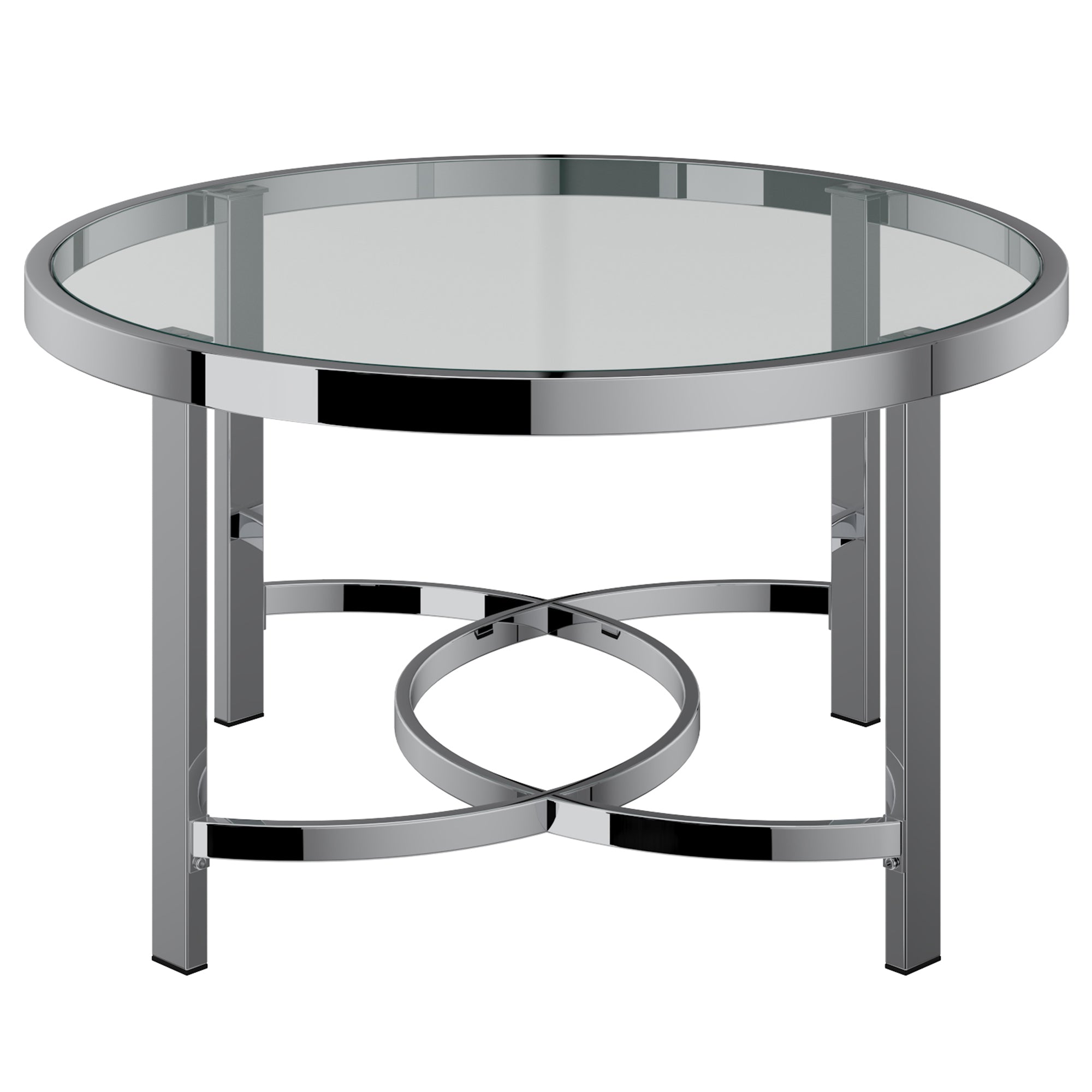 Strata Coffee Table in Chrome 301-746