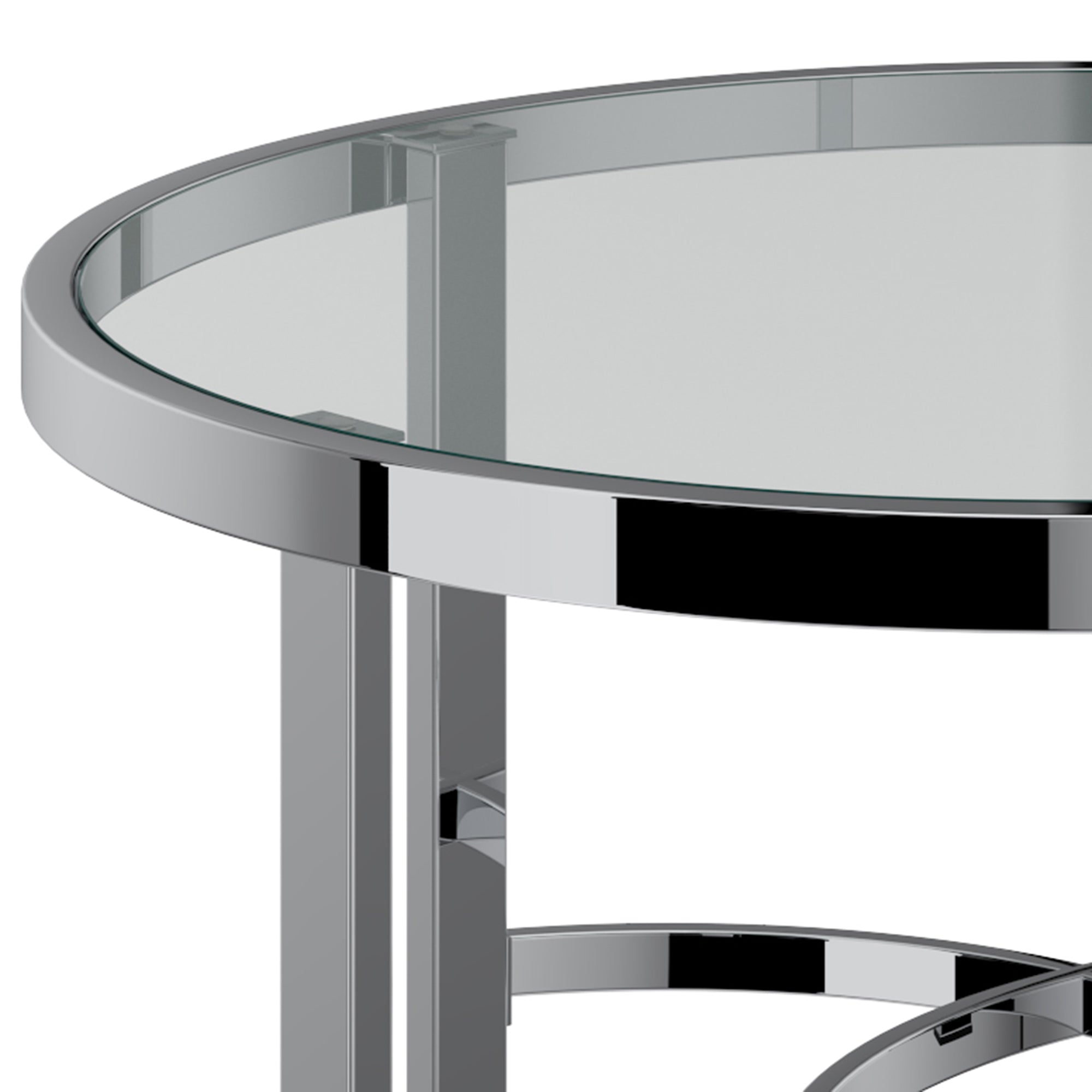 Strata Coffee Table in Chrome 301-746