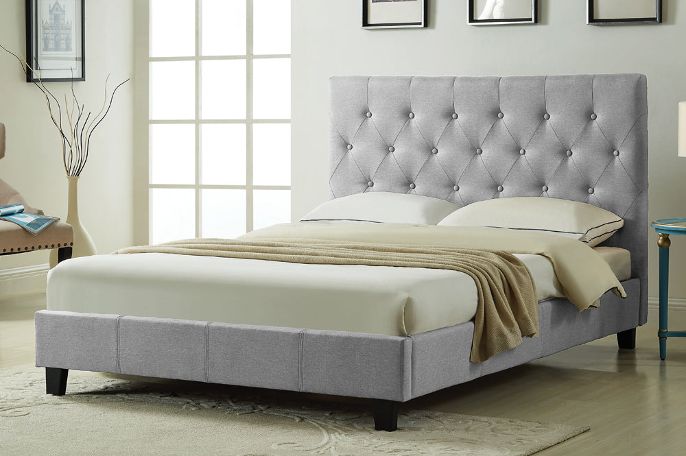 Grey Fabric Bed #T2366G