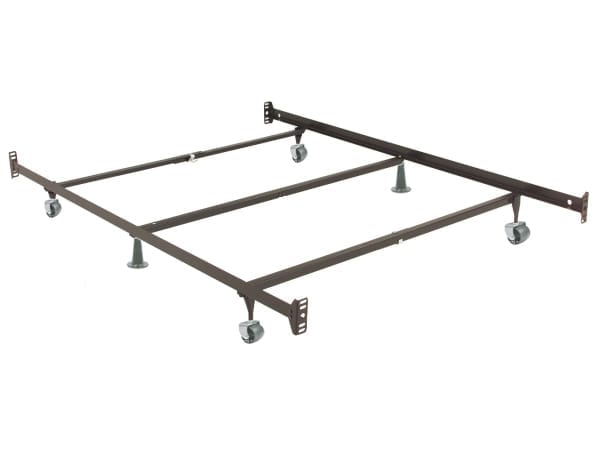 Bed Frame 60″/78″ Double-Ended Frame (4 Wheels, 2 Glides, 1 Centre Support) T56