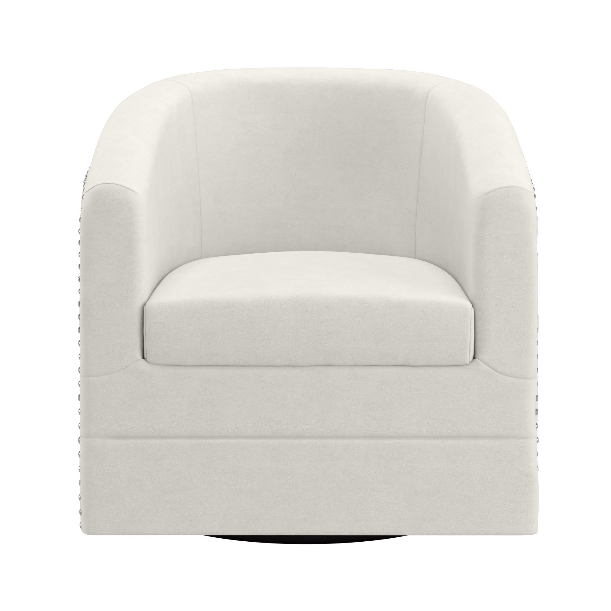 Velci Accent 360 Swivel Chair in Ivory 403-373IV
