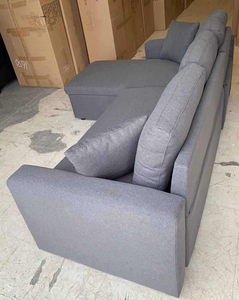 grey fabric sofa bed 4