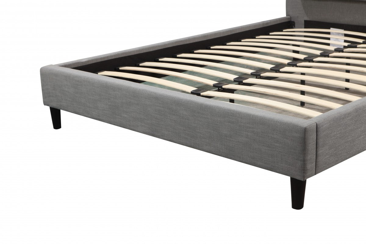 Platform Bed Grey ZX-363 GR