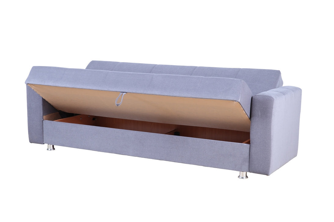 Grey Fabric Sofa Bed 9310