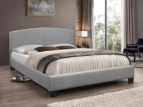 Grey Fabric Double Bed IF 5410