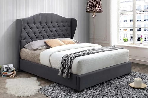 Grey Fabric Bed 5730
