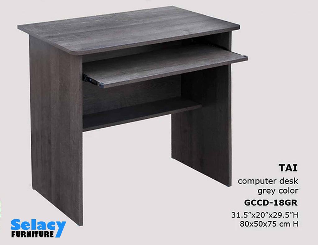 Glory Computer Table - Grey