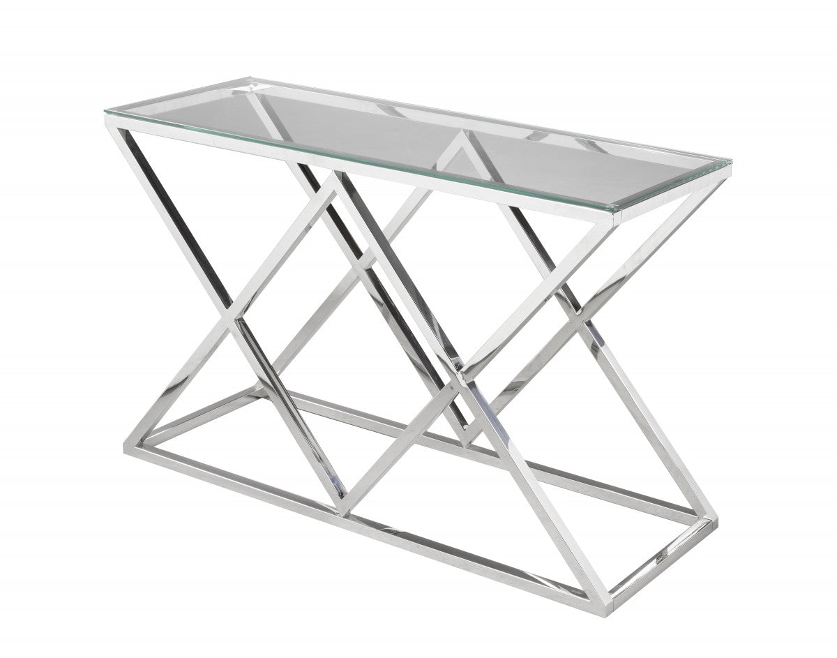 Silver Sofa Table STC-007-D