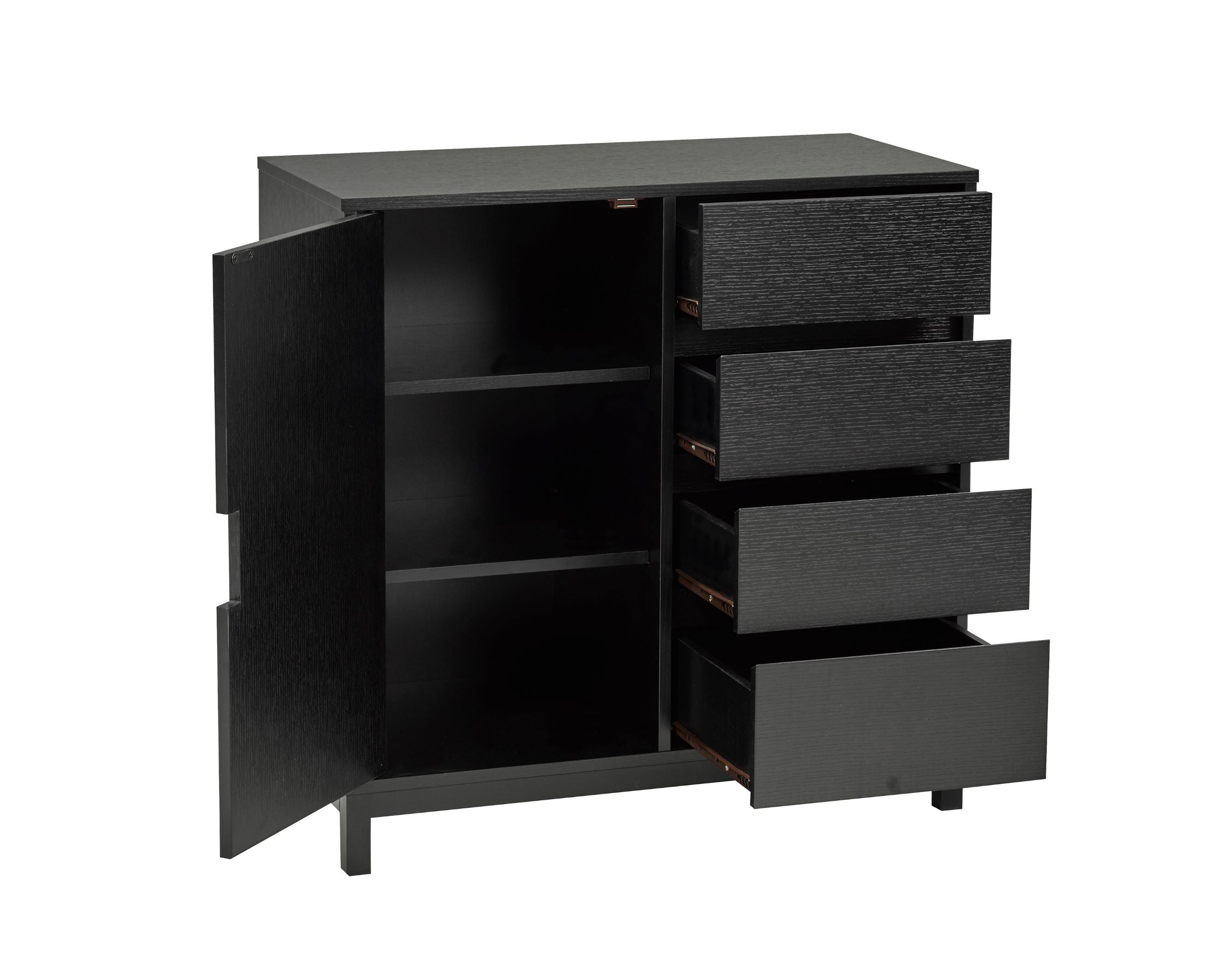 Black Storage Cabinet  -  172132