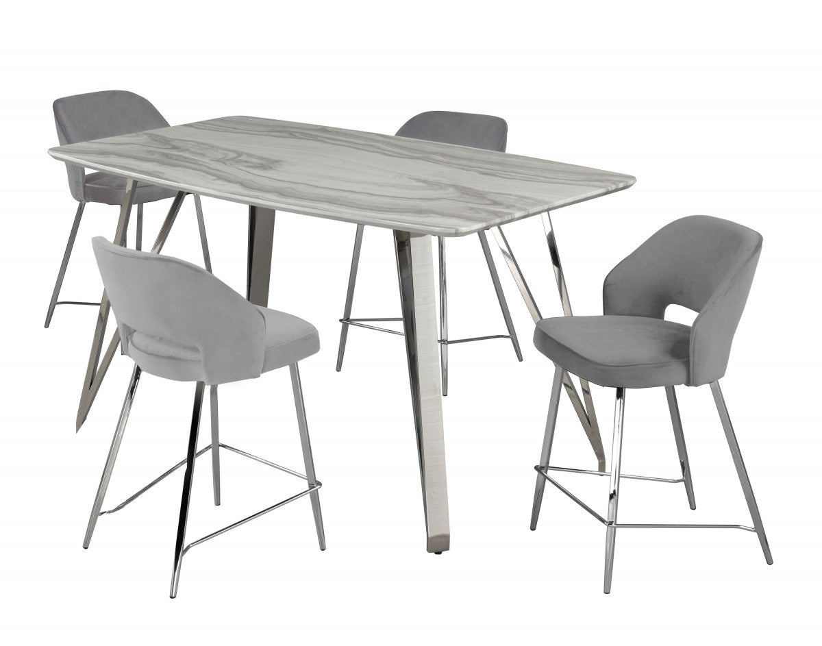Ella Pub Set- Table with 4 chairs - 1319