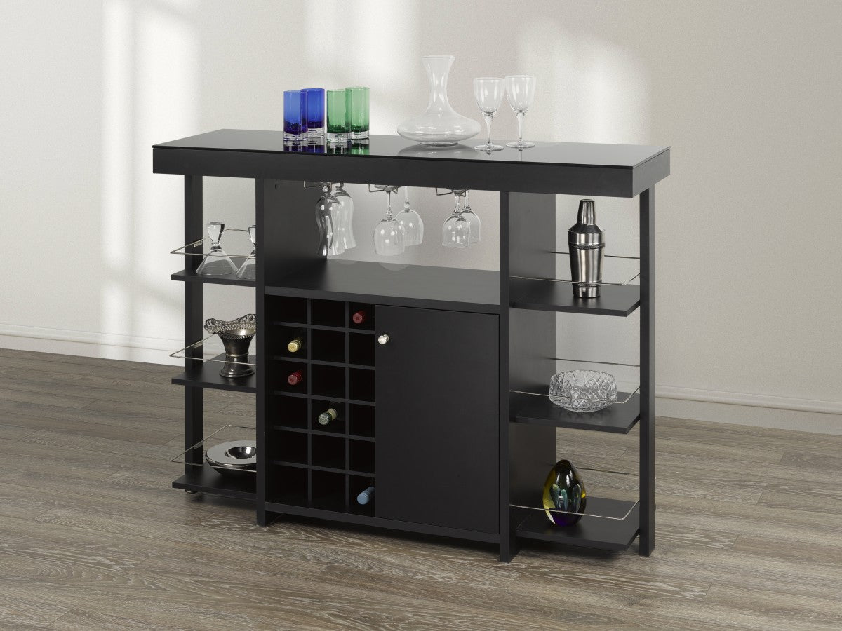 Black Bar Cabinet 15302