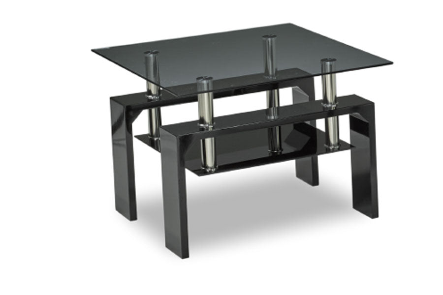 Glossy Black Tempered Glass Coffee Table Collection 2011