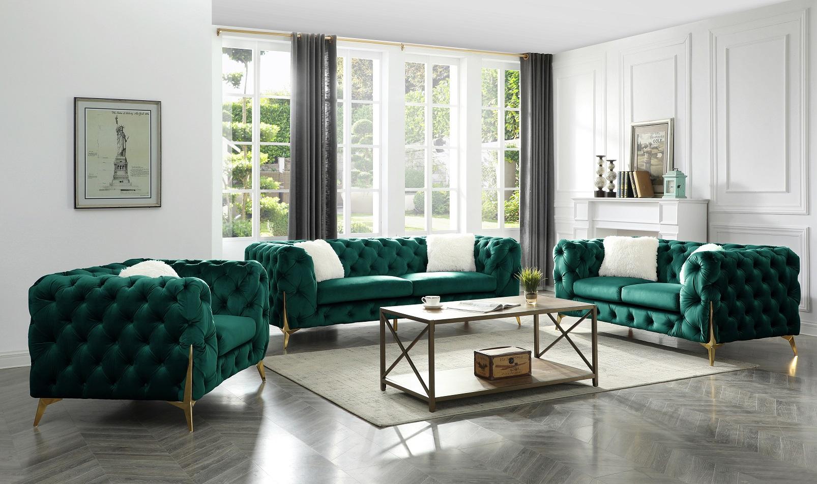 Moderno Sofa Collection Green 4425